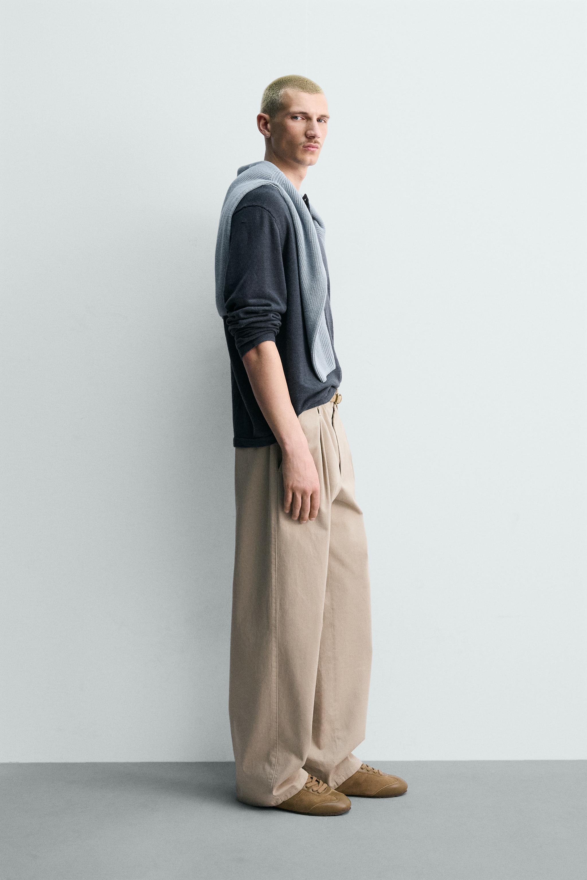 PULL COL TUNISIEN LIN - LAINE